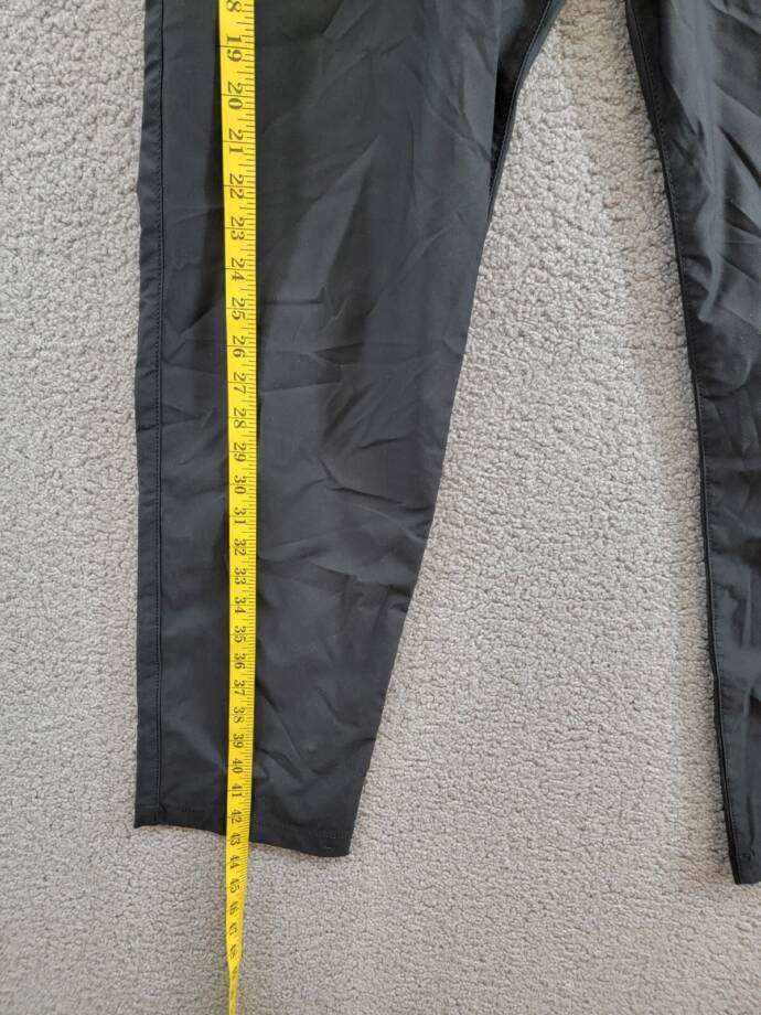 BASS OUTDOOR Straight-Fit Traveler Pants Men's 34 Caviar Button Zip Closure
