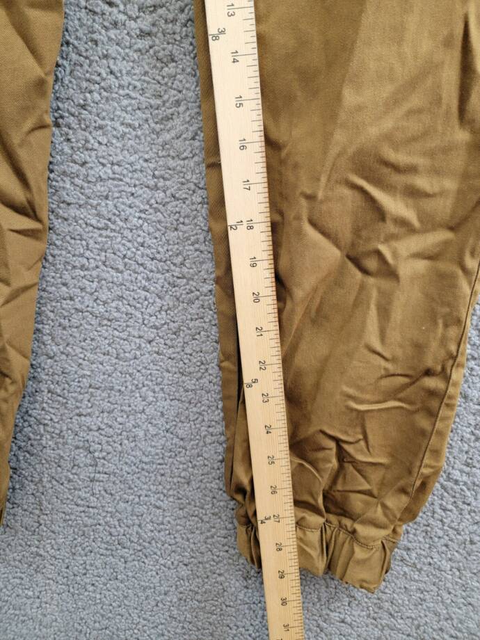 Galaxy By Harvic Basic Stretch Twill Joggers Men's XL Timber Drawstring Waist