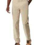 BASS OUTDOOR Straight-Fit Traveler Pants Men's 34 Trench Coat Button Zip Closure