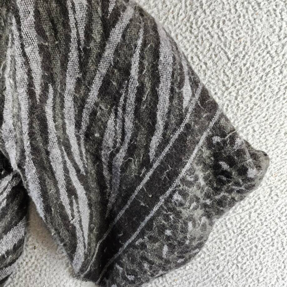 MICHAEL Michael Kors Wool Blend Animal-Print Jacquard Scarf Women's O/S Black