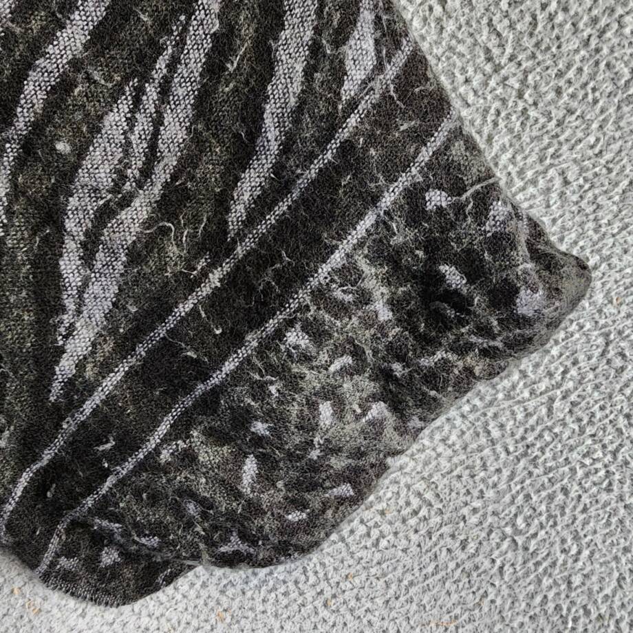 MICHAEL Michael Kors Wool Blend Animal-Print Jacquard Scarf Women's O/S Black