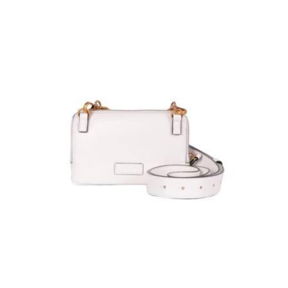 Circus by Sam Edelman Smooth Malibu Slim Crossbody Bag Women's White Zip Closure