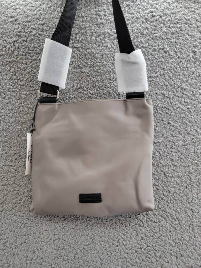 Circus by Sam Edelman Aurora Nylon Crossbody Bag Women's Grey/Black Adjustable