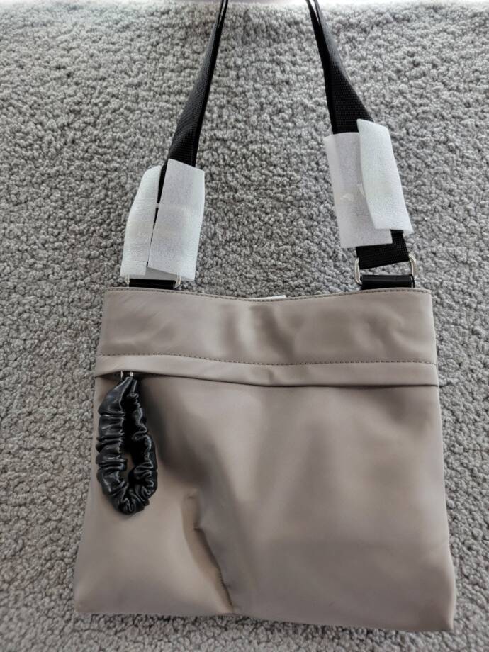 Circus by Sam Edelman Aurora Nylon Crossbody Bag Women's Grey/Black Adjustable