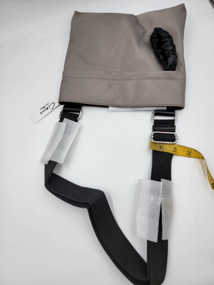 Circus by Sam Edelman Aurora Nylon Crossbody Bag Women's Grey/Black Adjustable