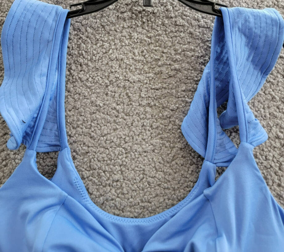 Peixoto Amara Bikini Top & Juliet Bikini Bottom Set Women's M Laz Blue Side Tie