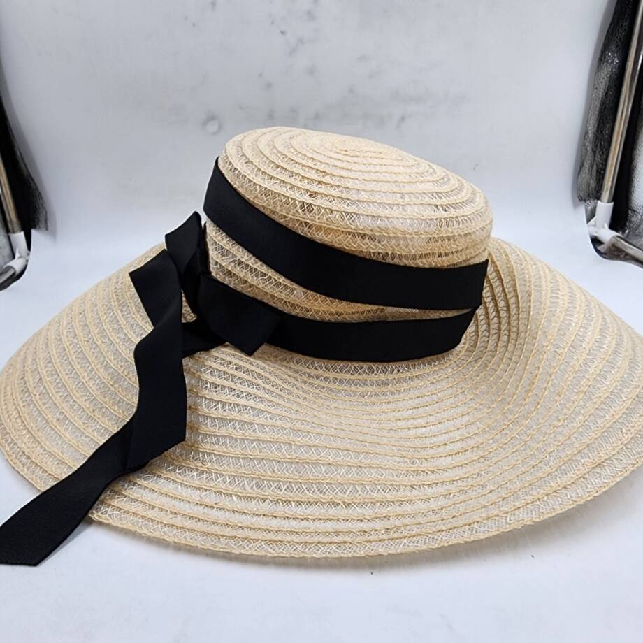 Eugenia Kim Mirabel Wide Brim Woven Hat With Bow Detail Women's OS Natural
