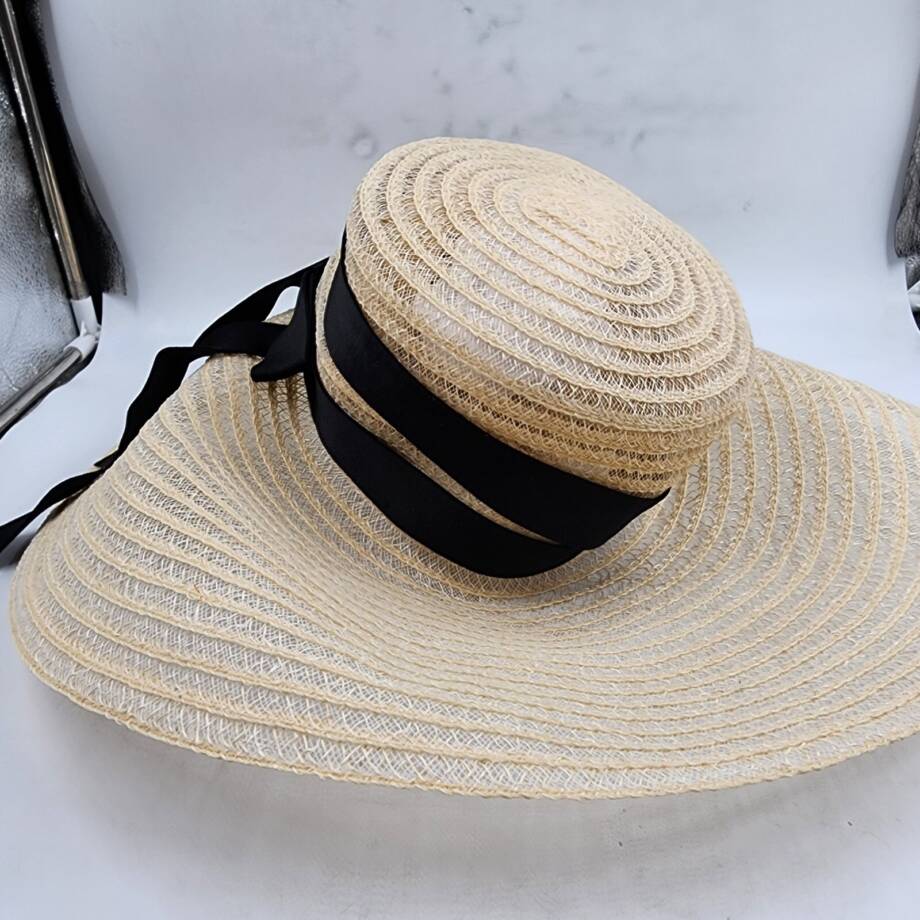 Eugenia Kim Mirabel Wide Brim Woven Hat With Bow Detail Women's OS Natural