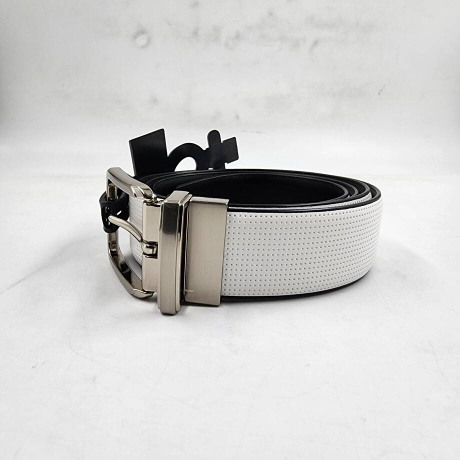 The Men's Store at Bloomingdale's Angel Reversible Leather Belt 40 White