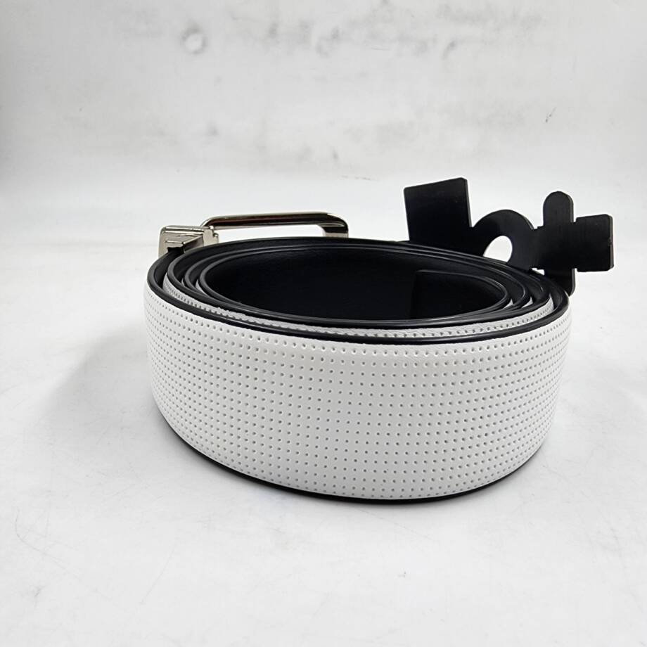 The Men's Store at Bloomingdale's Angel Reversible Leather Belt 40 White