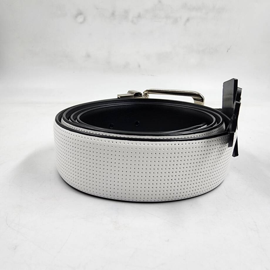 The Men's Store at Bloomingdale's Angel Reversible Leather Belt 40 White