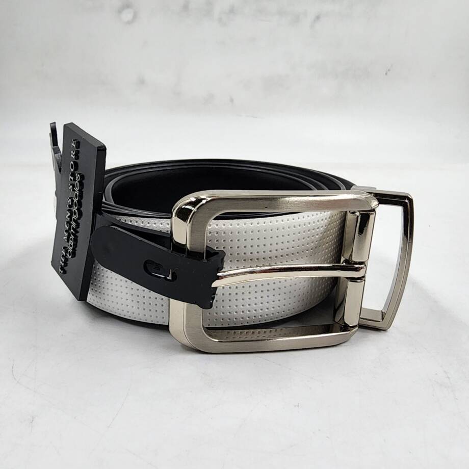 The Men's Store at Bloomingdale's Angel Reversible Leather Belt 40 White