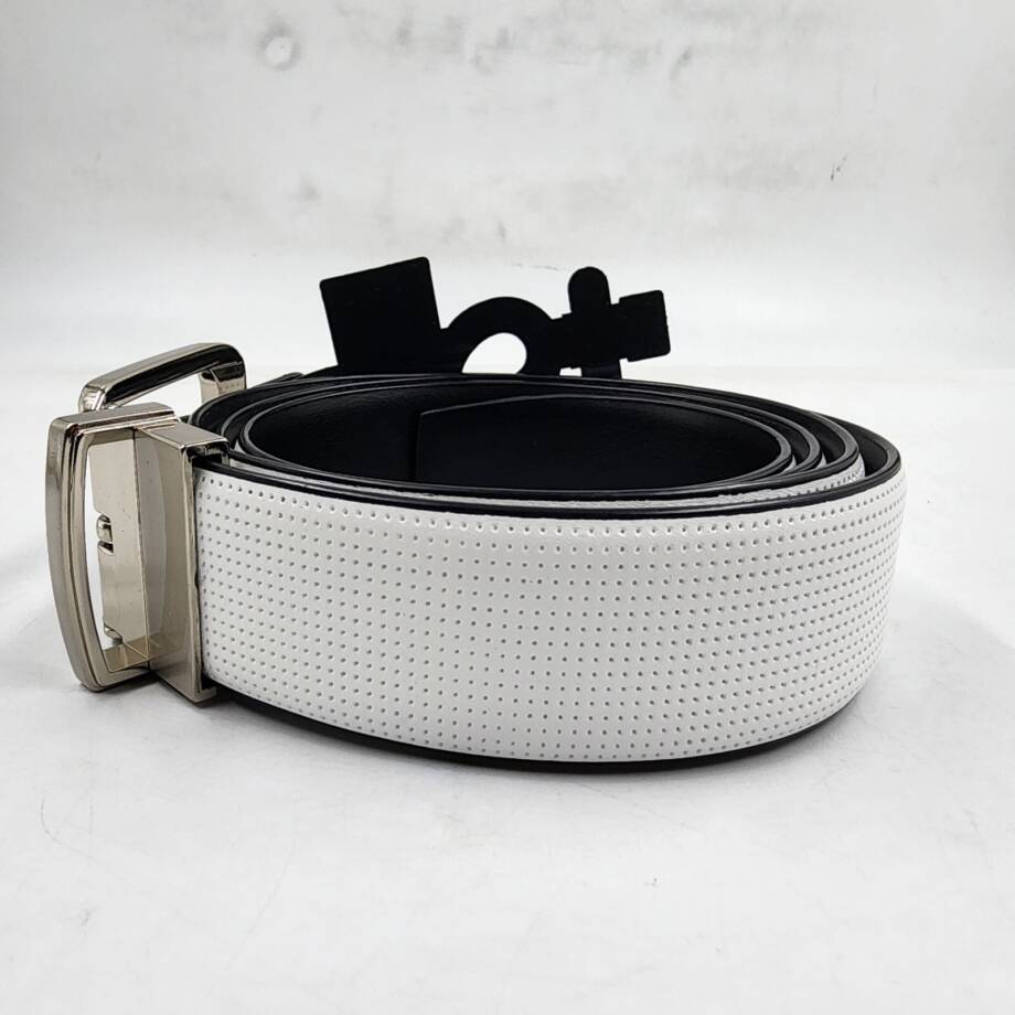 The Men's Store at Bloomingdale's Angel Reversible Leather Belt 40 White