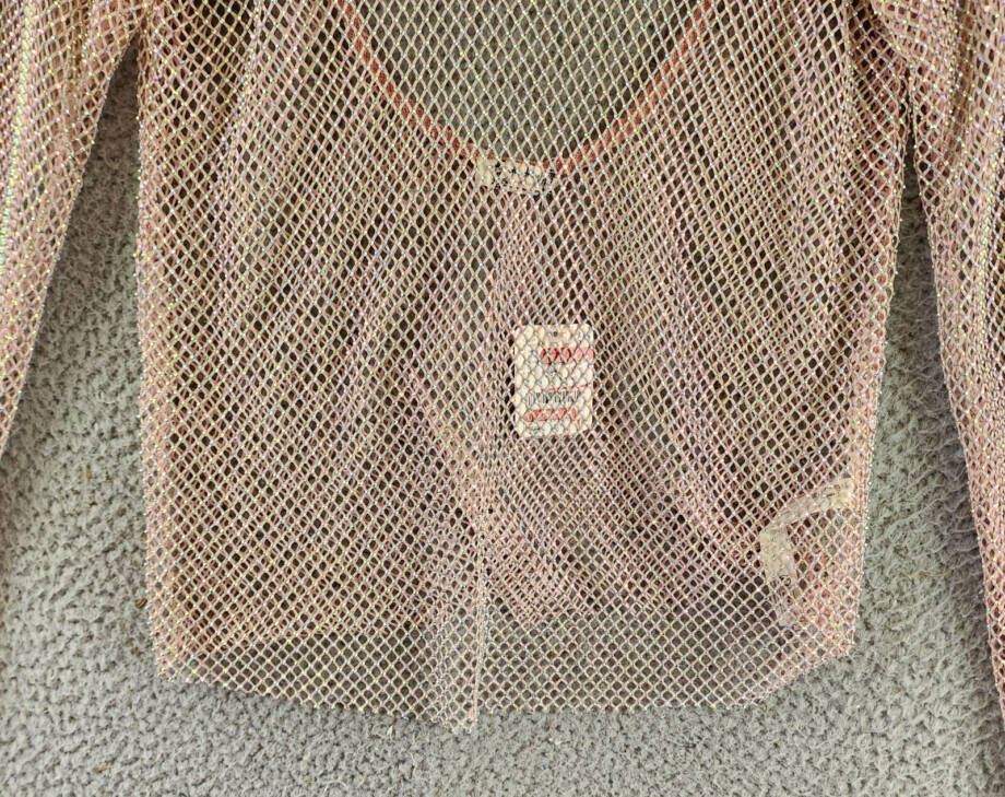 Free People Low Back Filter Finish Long Sleeve Top Women's S Rose Sheer Pullover