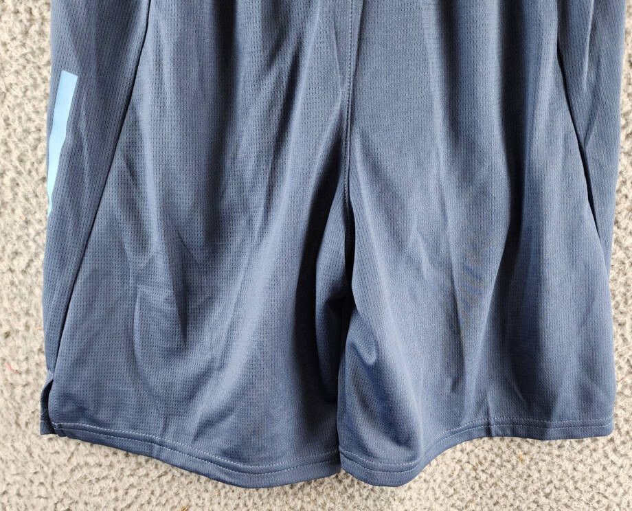 adidas AEROREADY Elastic-Waist Graphic 3-Stripe Shorts Big Boys M (10/12) Navy