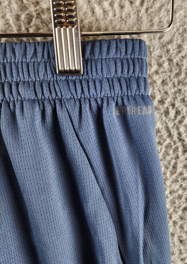 adidas AEROREADY Elastic-Waist Graphic 3-Stripe Shorts Big Boys M (10/12) Navy