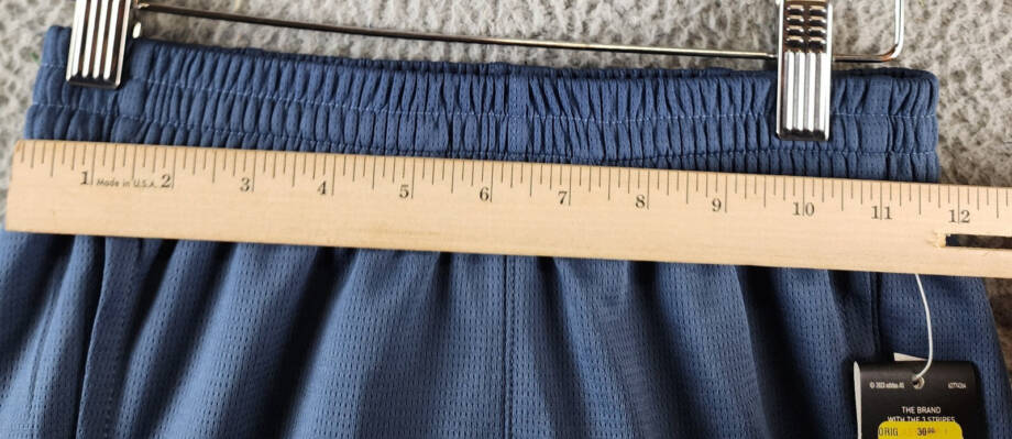 adidas AEROREADY Elastic-Waist Graphic 3-Stripe Shorts Big Boys M (10/12) Navy