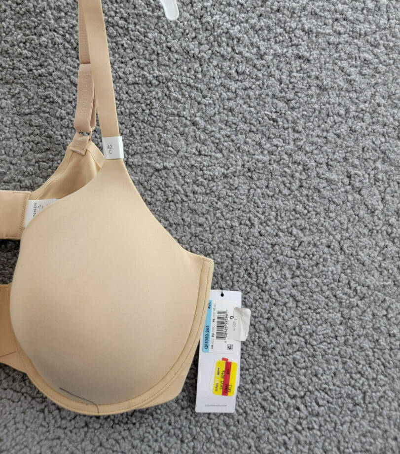 Calvin Klein Plus Size Perfectly Fit Lightly Lined Full Coverage Bra Women's 42C