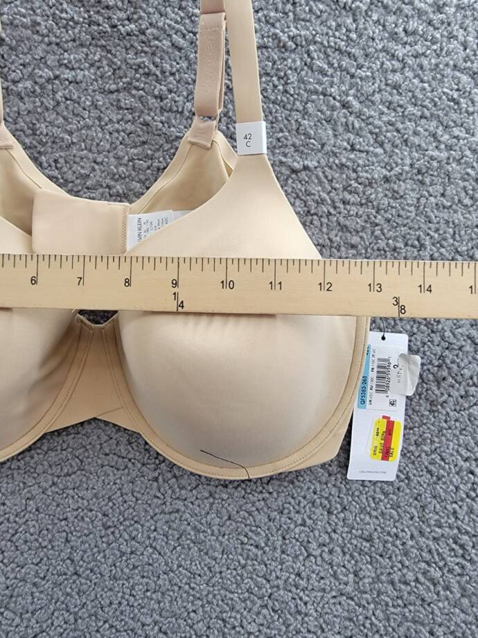 Calvin Klein Plus Size Perfectly Fit Lightly Lined Full Coverage Bra Women's 42C