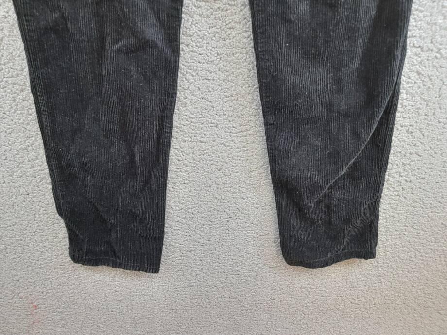 Polo Ralph Lauren Straight Fit Corduroy Pants Big Boys 20 Black Button Zipped