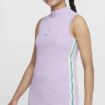 Nike Sportswear Mock-Neck Sleeveless Dress Big Girls M Light Purple Quarter Zip