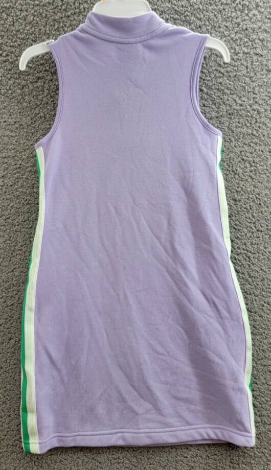 Nike Sportswear Mock-Neck Sleeveless Dress Big Girls M Light Purple Quarter Zip