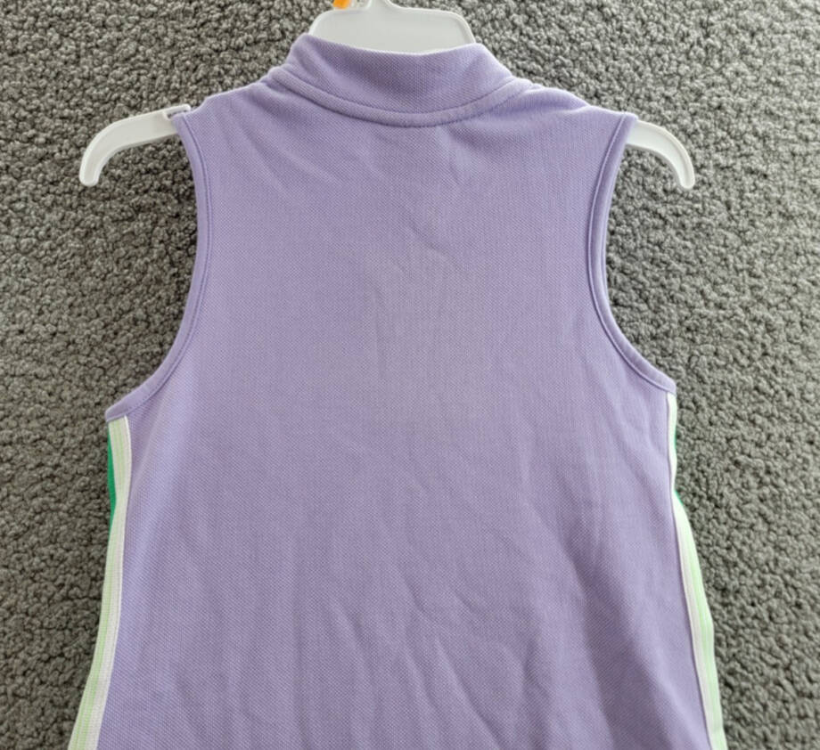 Nike Sportswear Mock-Neck Sleeveless Dress Big Girls M Light Purple Quarter Zip