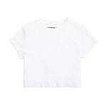 KatieJnyc Tween Fearless Cropped Cotton Tee Girls' L White Crewneck Pullover S/S