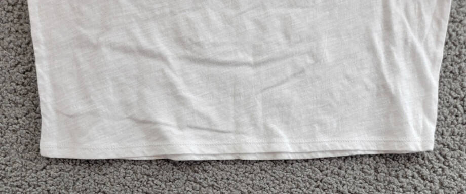 KatieJnyc Tween Fearless Cropped Cotton Tee Girls' L White Crewneck Pullover S/S