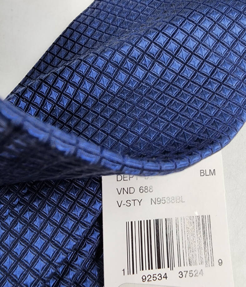 The Men's Store at Bloomingdale's Silk Textured Classic Tie Men's One Size Navy