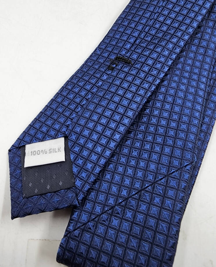 The Men's Store at Bloomingdale's Silk Textured Classic Tie Men's One Size Navy