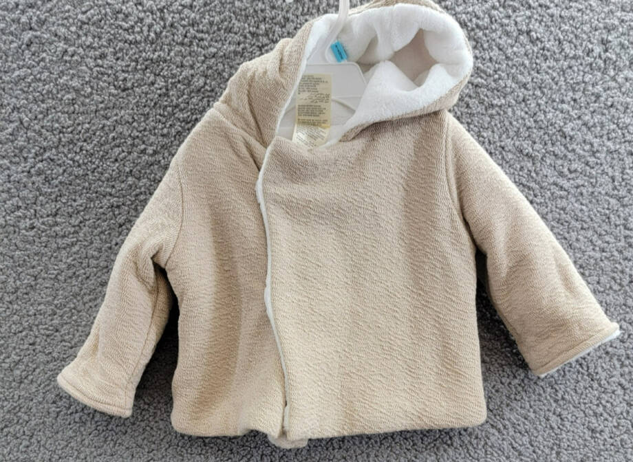 First Impressions Sweater-Knit Faux-Sherpa-Lined Hooded Jacket Unisex Baby 0-3M