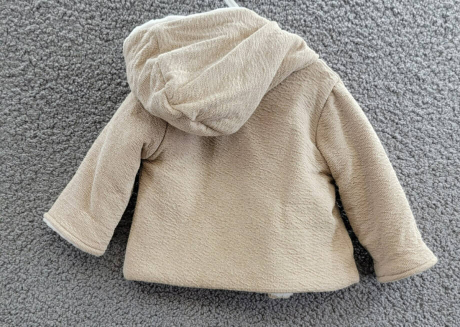 First Impressions Sweater-Knit Faux-Sherpa-Lined Hooded Jacket Unisex Baby 0-3M