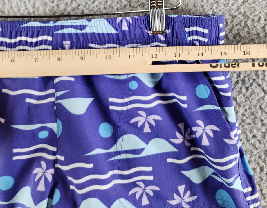 COLUMBIA Sandy River II Printed Mid-rise Shorts Women's S Purple Lotus Pull On~