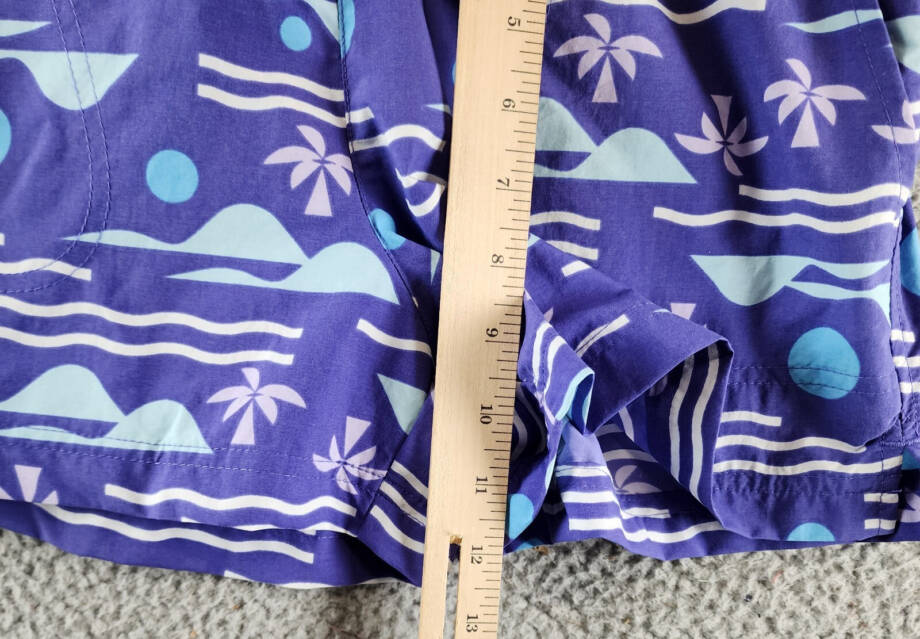 COLUMBIA Sandy River II Printed Mid-rise Shorts Women's S Purple Lotus Pull On~