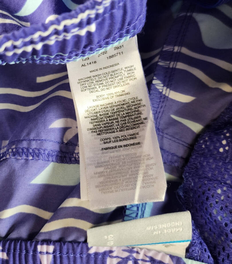 COLUMBIA Sandy River II Printed Mid-rise Shorts Women's S Purple Lotus Pull On~