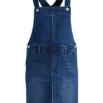 Epic Threads Linaria Skirtall Big Girls 16 Dark Blue Denim Pockets Button Strap