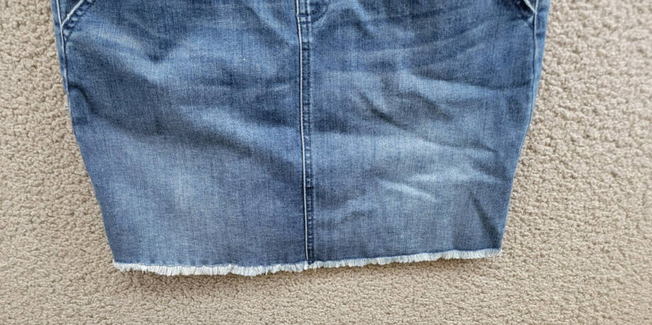 Epic Threads Linaria Skirtall Big Girls 16 Dark Blue Denim Pockets Button Strap