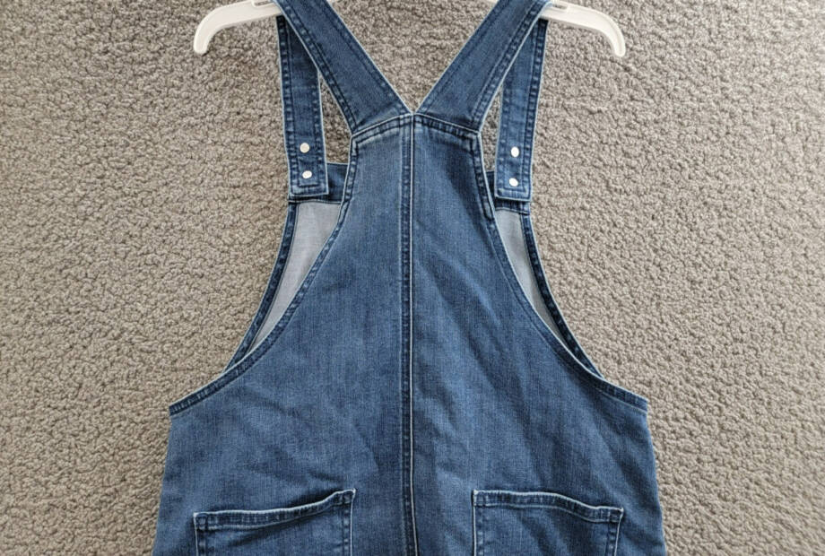 Epic Threads Linaria Skirtall Big Girls 16 Dark Blue Denim Pockets Button Strap