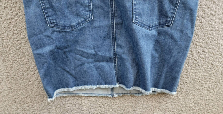 Epic Threads Linaria Skirtall Big Girls 16 Dark Blue Denim Pockets Button Strap