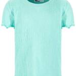 Epic Threads Solid-Color Textured T-Shirt Little Girls 6X Refreshing Teal S/S
