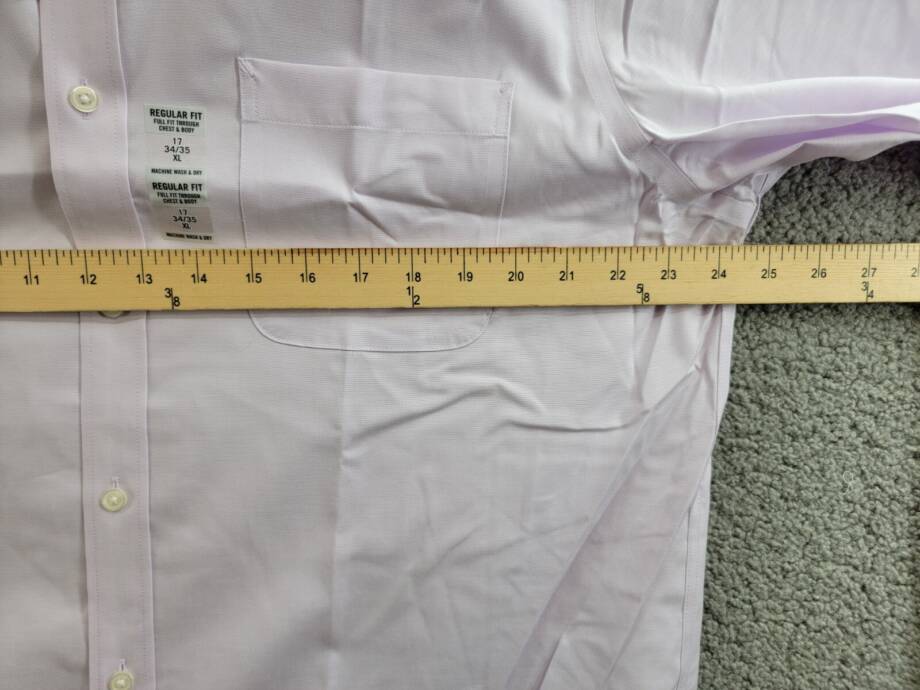 Tommy Hilfiger TH Flex Regular Fit Stretch Oxford Dress Shirt Men's 17 34-35