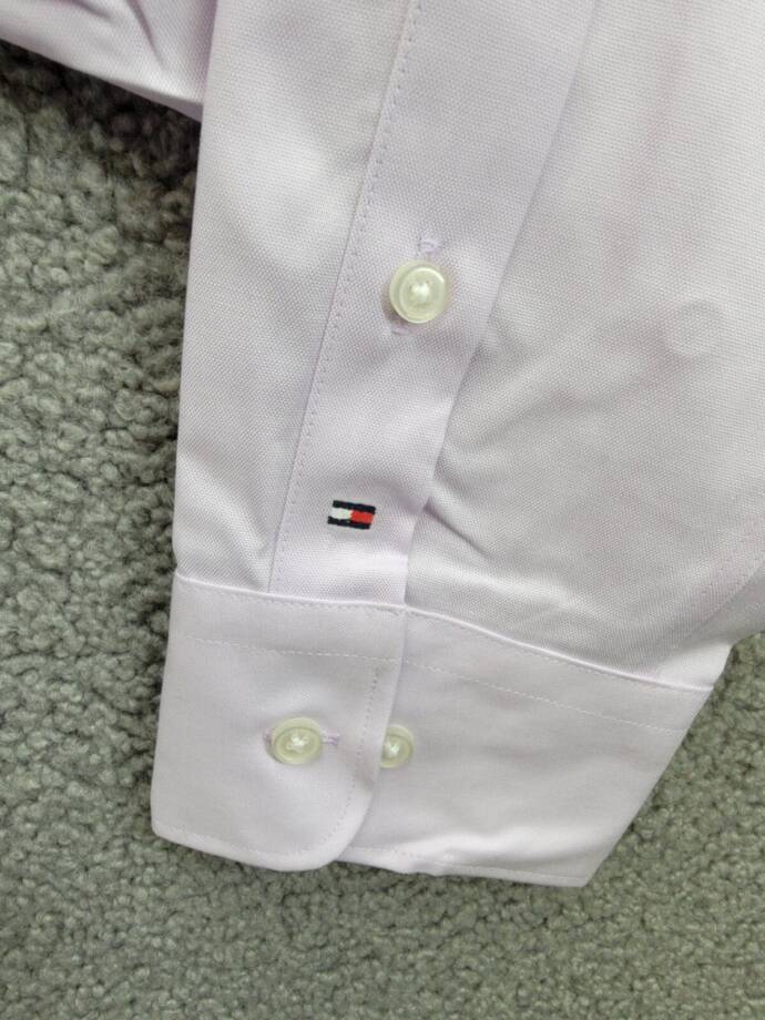 Tommy Hilfiger TH Flex Regular Fit Stretch Oxford Dress Shirt Men's 17 34-35