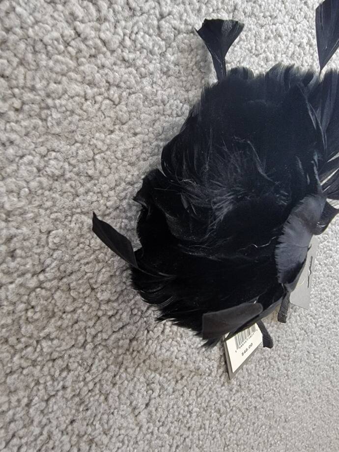 Bellissima Millinery Collection Large Flower & Feather Fascinator Women's O/S