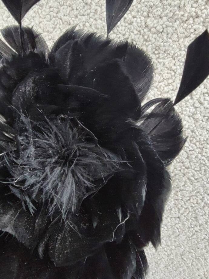 Bellissima Millinery Collection Large Flower & Feather Fascinator Women's O/S