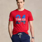 Polo by Ralph Lauren Team USA Custom Slim-Fit Team Graphic T-Shirt Men's XXL Red