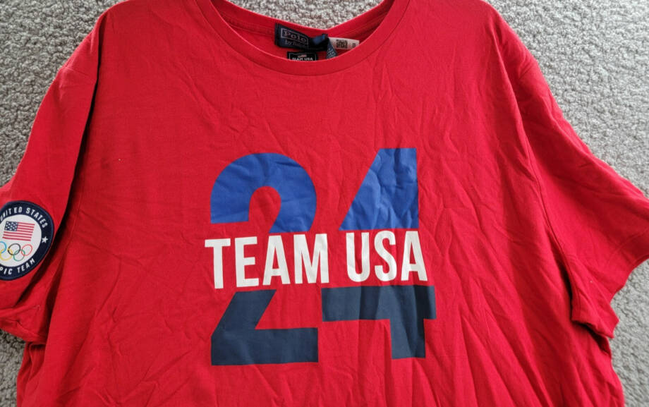 Polo by Ralph Lauren Team USA Custom Slim-Fit Team Graphic T-Shirt Men's XXL Red
