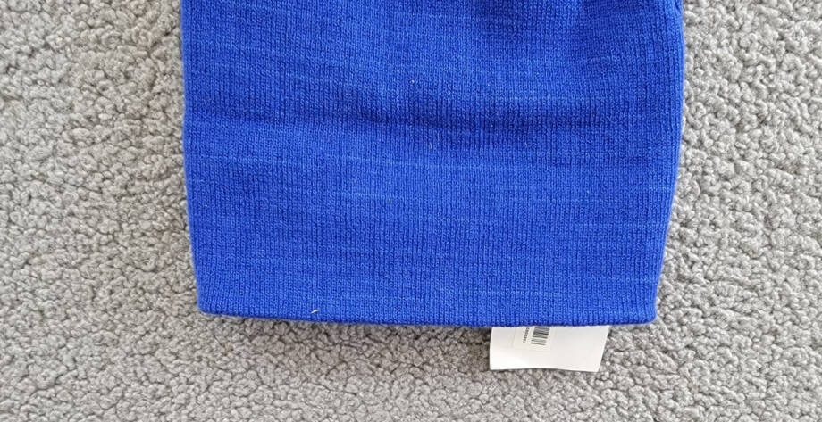 Calvin Klein Foldover-Cuff Double-Layered Beanie Women's One Size Blue Solid