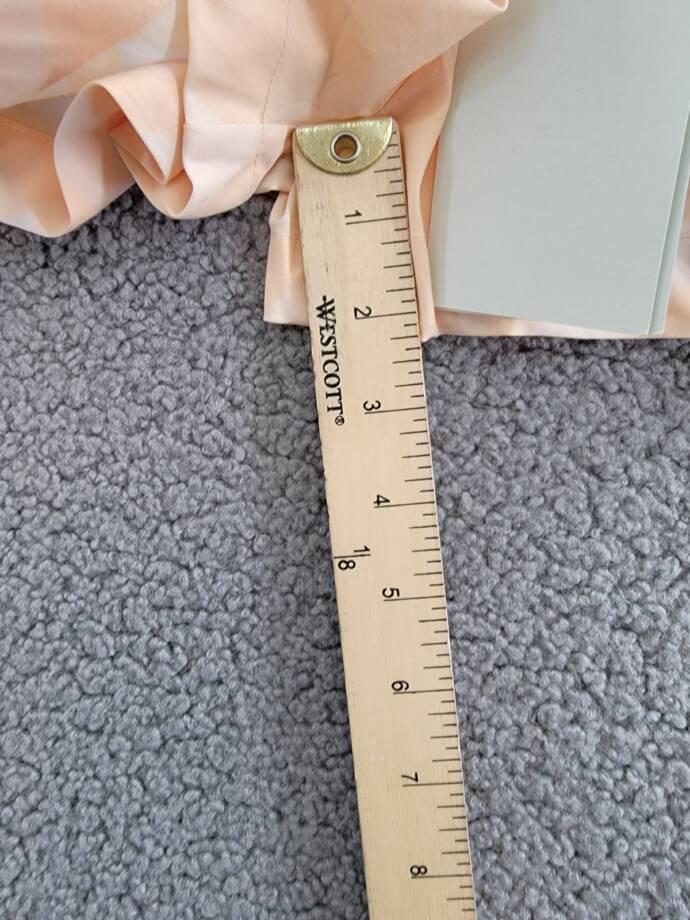 Burberry Marcy Check Shorts Big Girls 12M Pastel Peach Elastic Waist Pull On