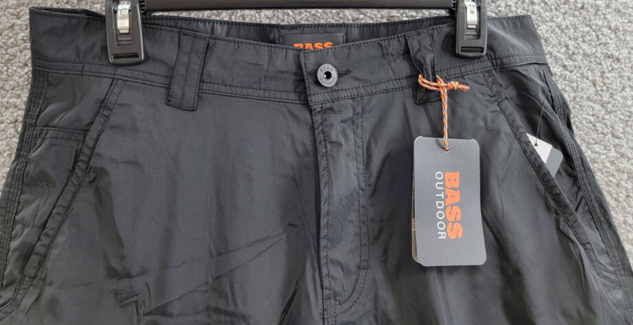 BASS OUTDOOR All Grounds Triple Needle Stitch Cargo Shorts Men's 32 Caviar
